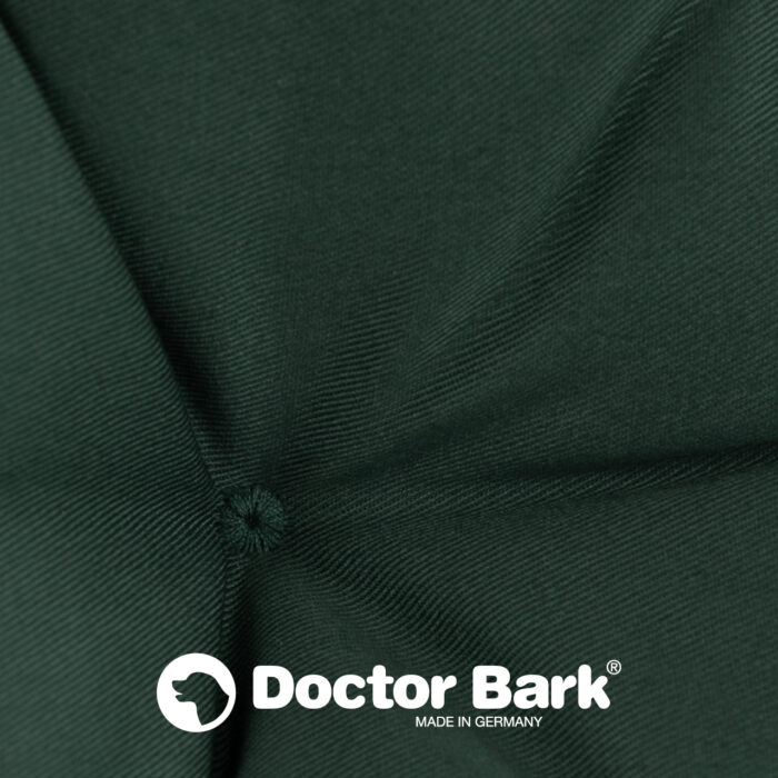 Doctor Bark Hundebett eckig orthopädisch grün1