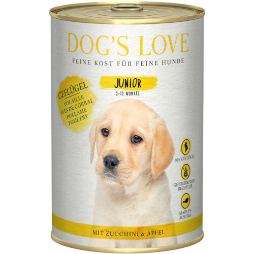 Dogslove Premium Junior Geflügel Hunde Nassfutter