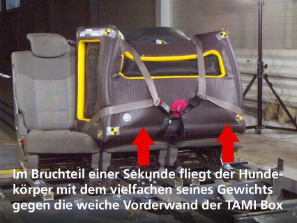 TAMI Auto & Home Hundebox für den Kofferraum aufblasbar mit Airbagfunktion