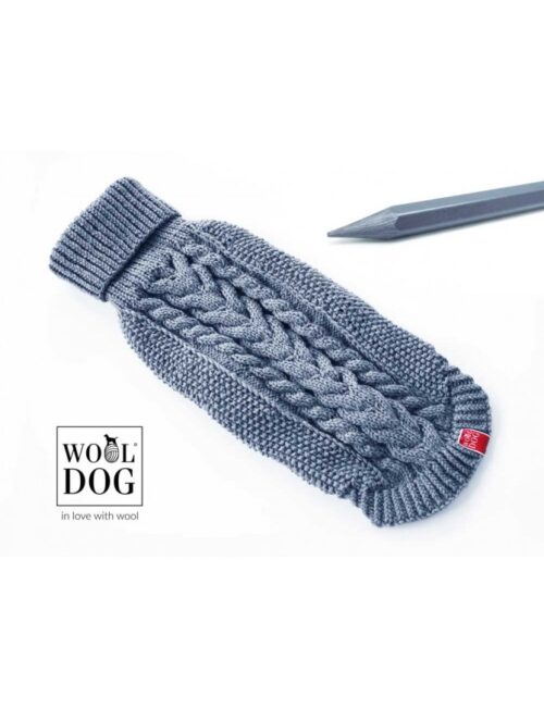 Wooldog Classic Hundepullover light graphite