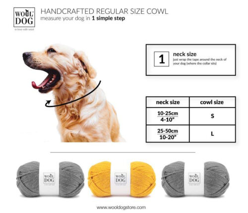 Wooldog Hundeschal Necky Größen