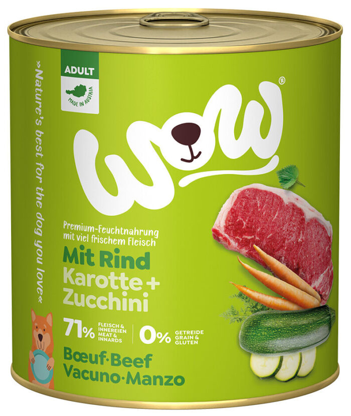 WOW Adult Rind Hunde Nassfutter1